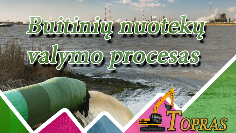 Buitinių nuotekų valymo procesas